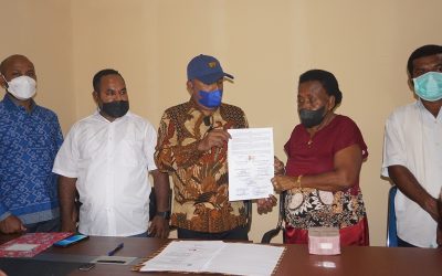 Bupati Usman Wanimbo Siapkan Dana Pembebasan Lahan Rp 3,5 M Untuk Asrama Mahasiswa Mamberamo Tengah di Manokwari